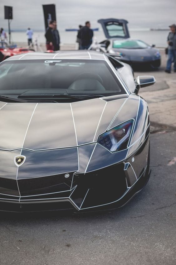 LAMBORGHINI SILVER CHROME