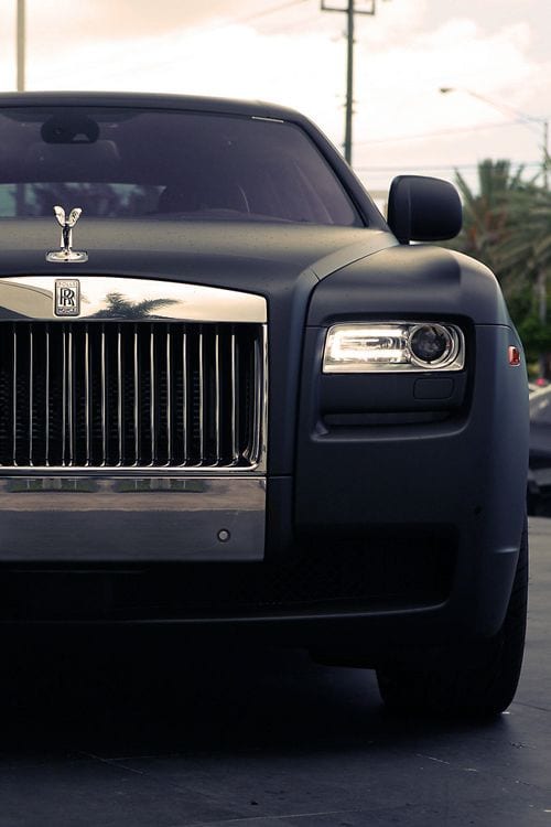 Matte Black Rolls-Royce Ghost