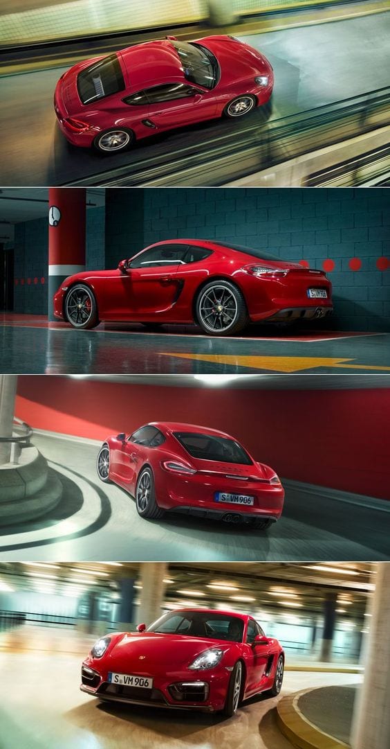 PORSCHE 718 CAYMAN RED SPORTS