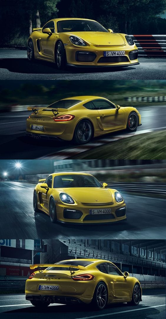 PORSCHE 718 CAYMAN YELLOW