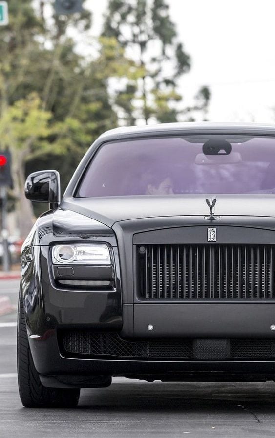 ROLLS ROYCE CHARCOAL BLACK WALLPAPER