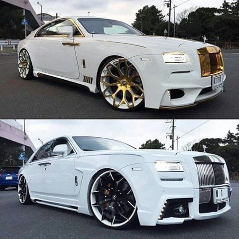 ROLLS ROYCE WHITE CUSTOM CARS