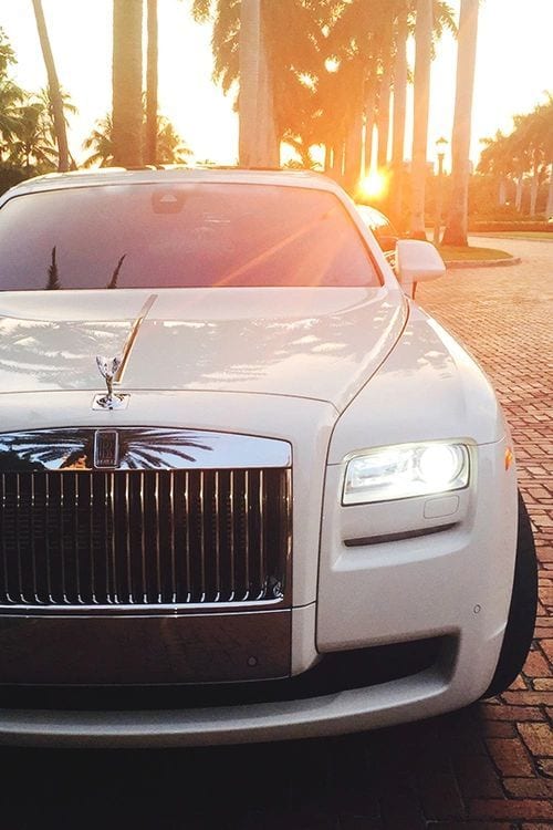 ROLLS ROYCE WHITE SUNSET