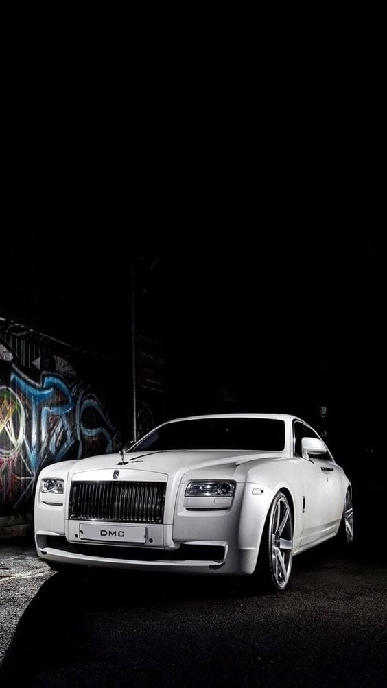 ROLLS ROYCE WHITE WALLPAPER