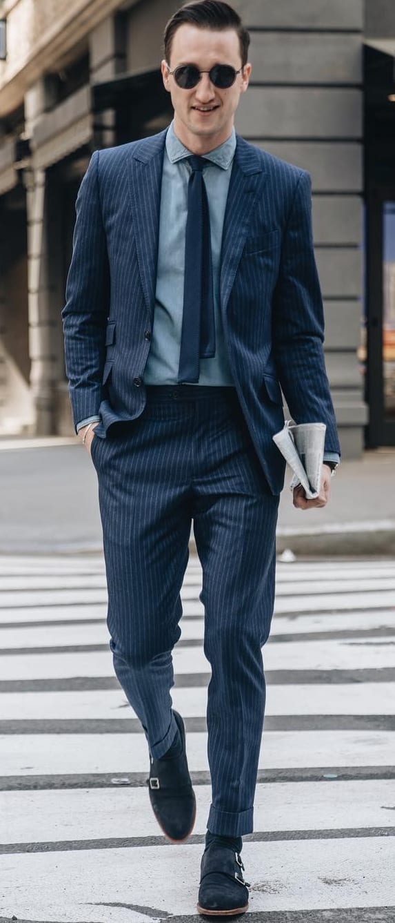 Blue Suit Outfit ideas for men to try