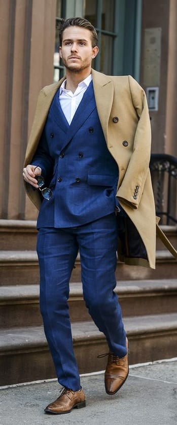 Blue Suit Outfit Ideas for men