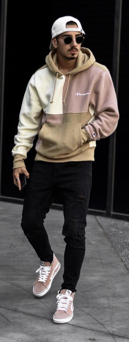 Colorblock Hoodie- Street Style Fashion