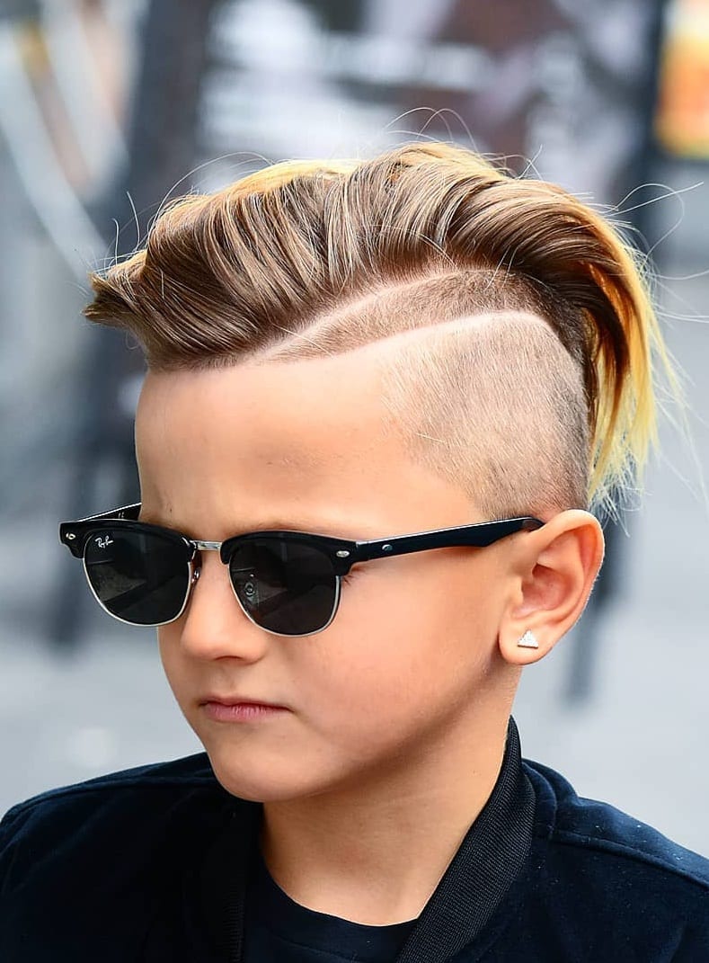 Cool And Trendy Kids Haircut for Boys