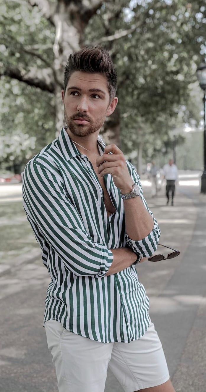 17 Vertical Striped Shirts You Should Definitely Own Right Now #red #striped  #shirt #men #reds…