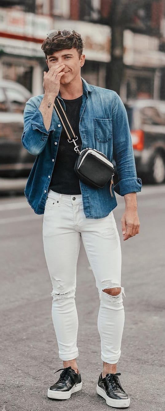 Men' sling bag fashion trend 2019