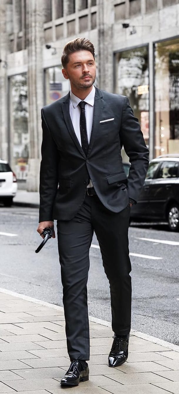 Black Suit, White Shirt the Best Formal Wear for men