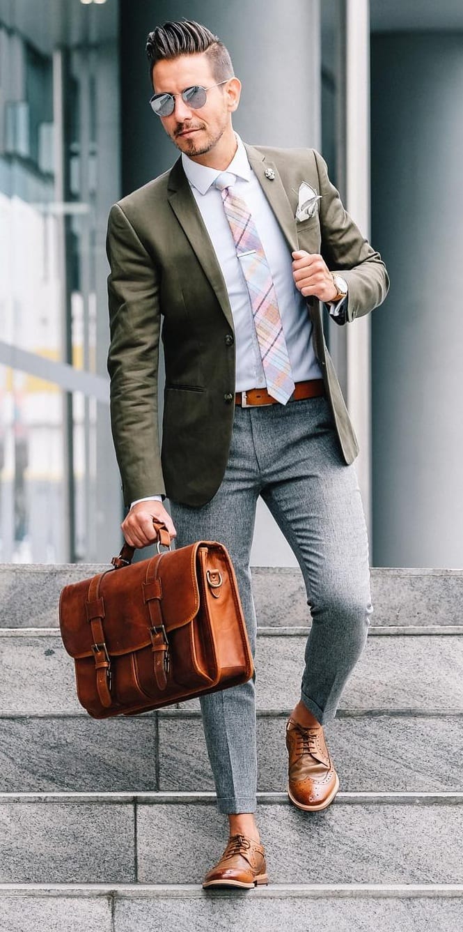 Green Blazer for office wear formals