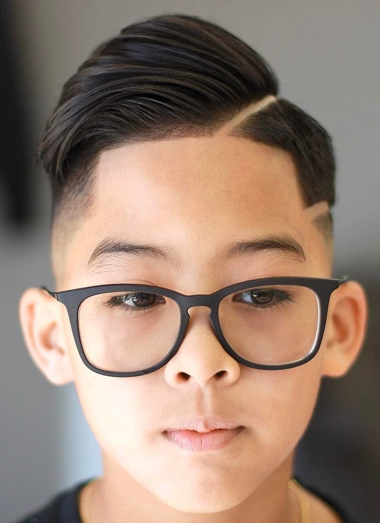 Pompadour and Fade- Kids Haircut for Boys
