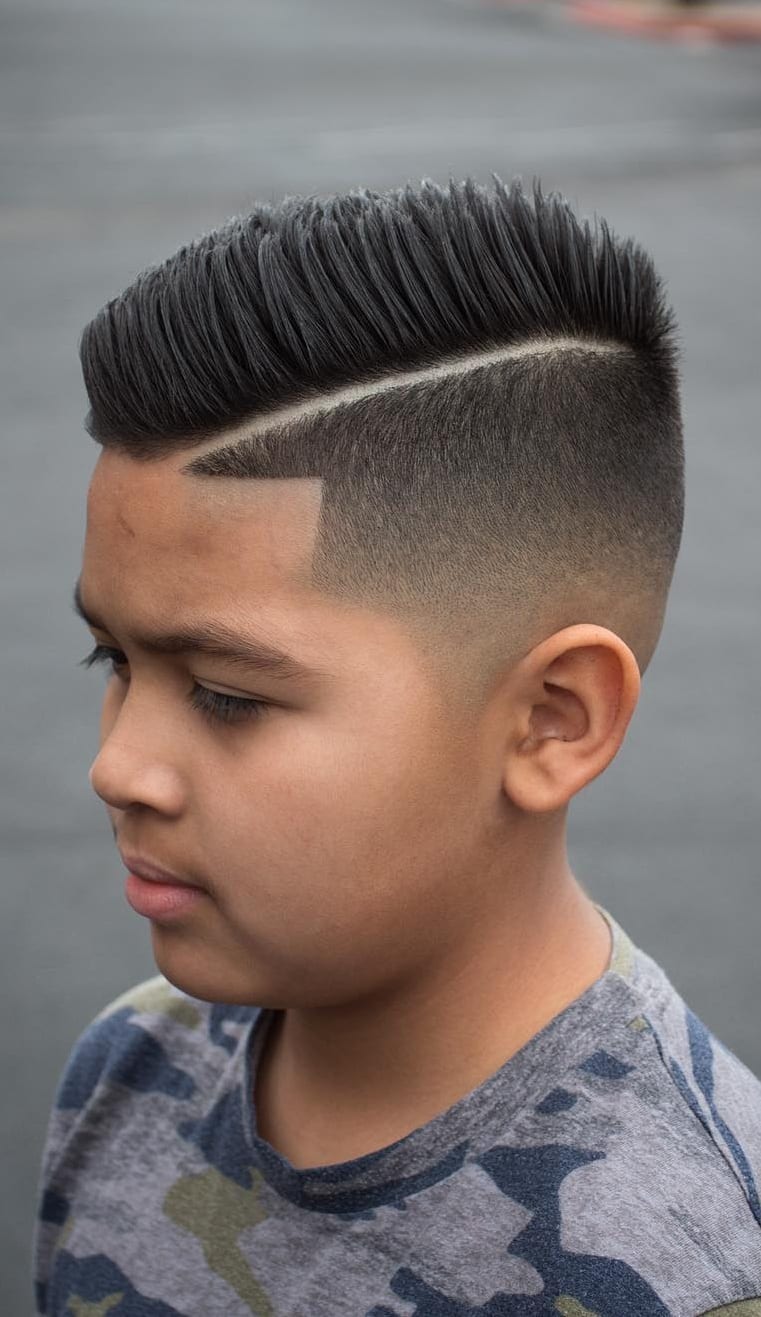 Spike and Fade- kids Haircut for boys
