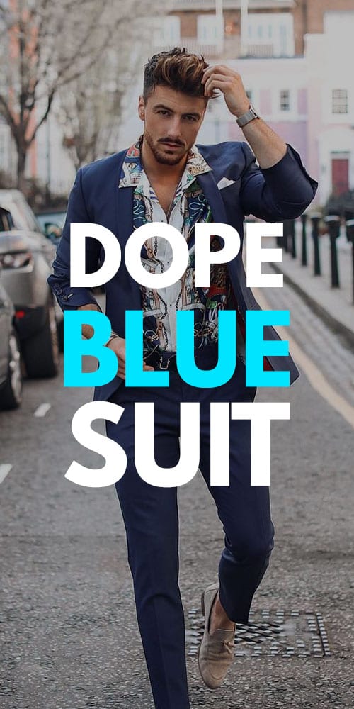 Dope Blue Suit Outfit Ideas 2019