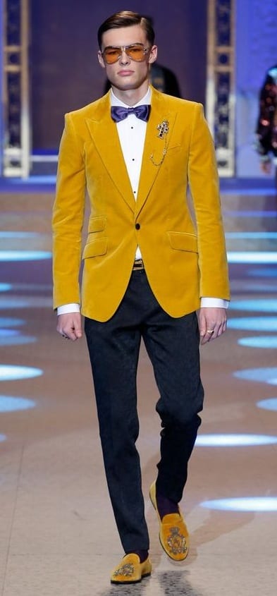 Yellow velvet blazer mens new arrivals