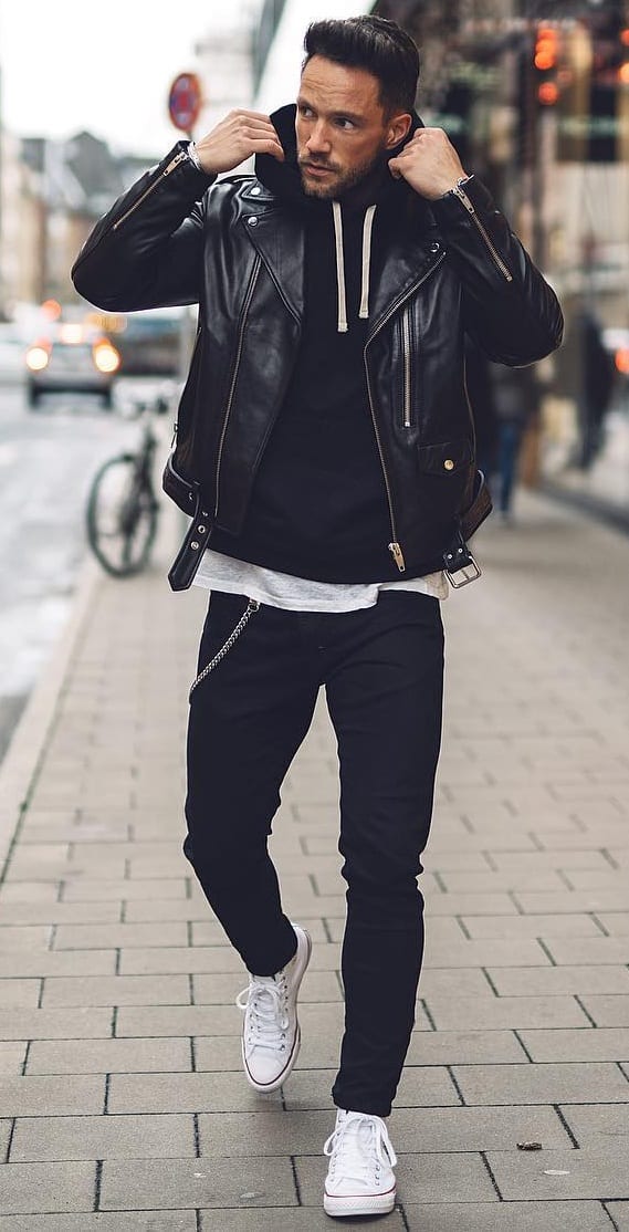 Hoodie -Jacket Outfit Ideas for Men