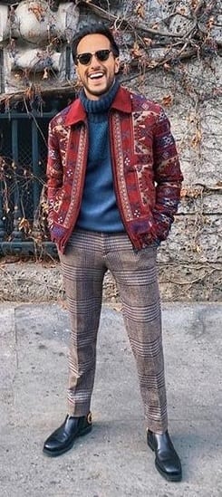 Knitwear Jacket for Mens Winter Outfit