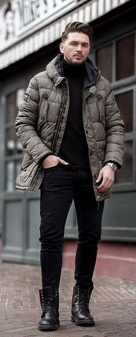 Puffer Jacket For Mens Winterwear