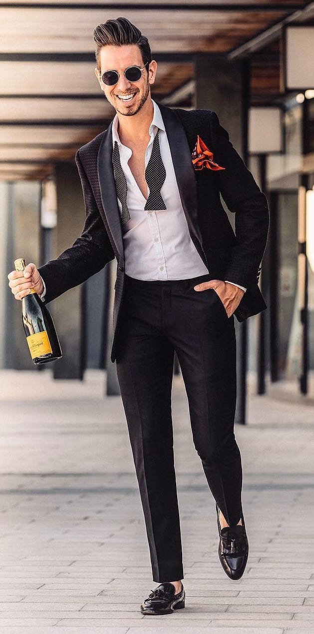 Suit Outfit Ideas for New Year Party