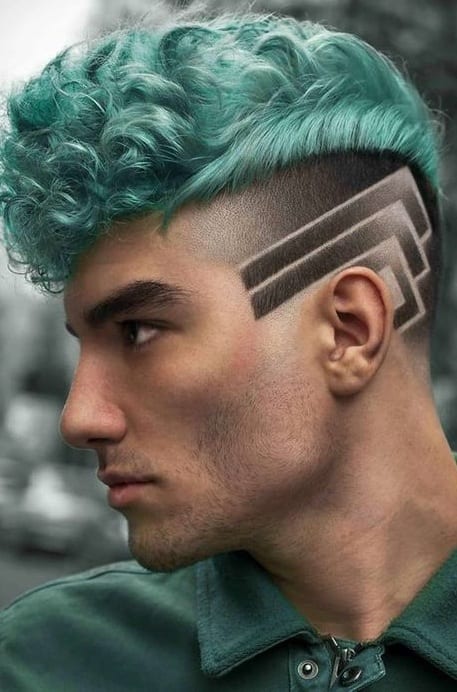 Textured Hair Color Look for Men to try this New Year