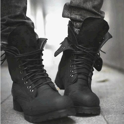 Black-Lace-Up-Boots