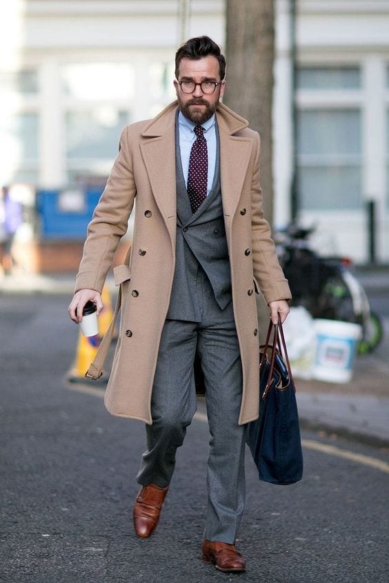 Mens-Camel-Overcoat-with-double-breasted-suit-1