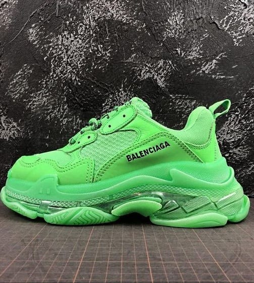 Neon Green Balenciaga Shoes for Men