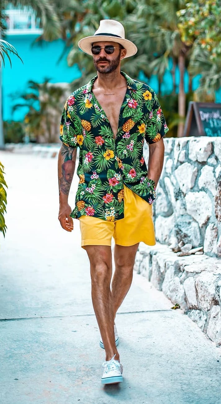 Pool Party Outfits for Groom