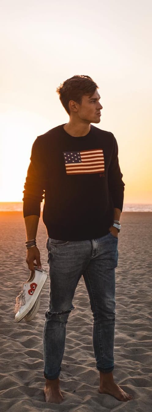 Stunning-Crew-Neck-T-shirt-Outfit-Ideas-For-Men