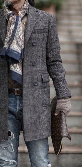 charcoal-Plaid-Combination-together-that-too-on-an-overcoat-
