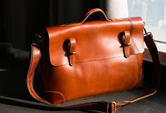 Handmade-leather-Briefcases-men-messenger-Coffee-shoulder-bag-vintage-bag-for-him