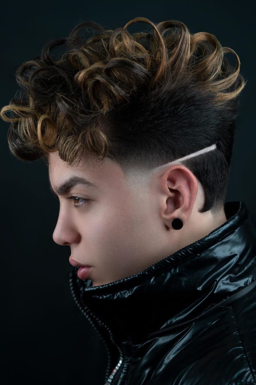 Textured Hair Undercut Haircut for Men 2020