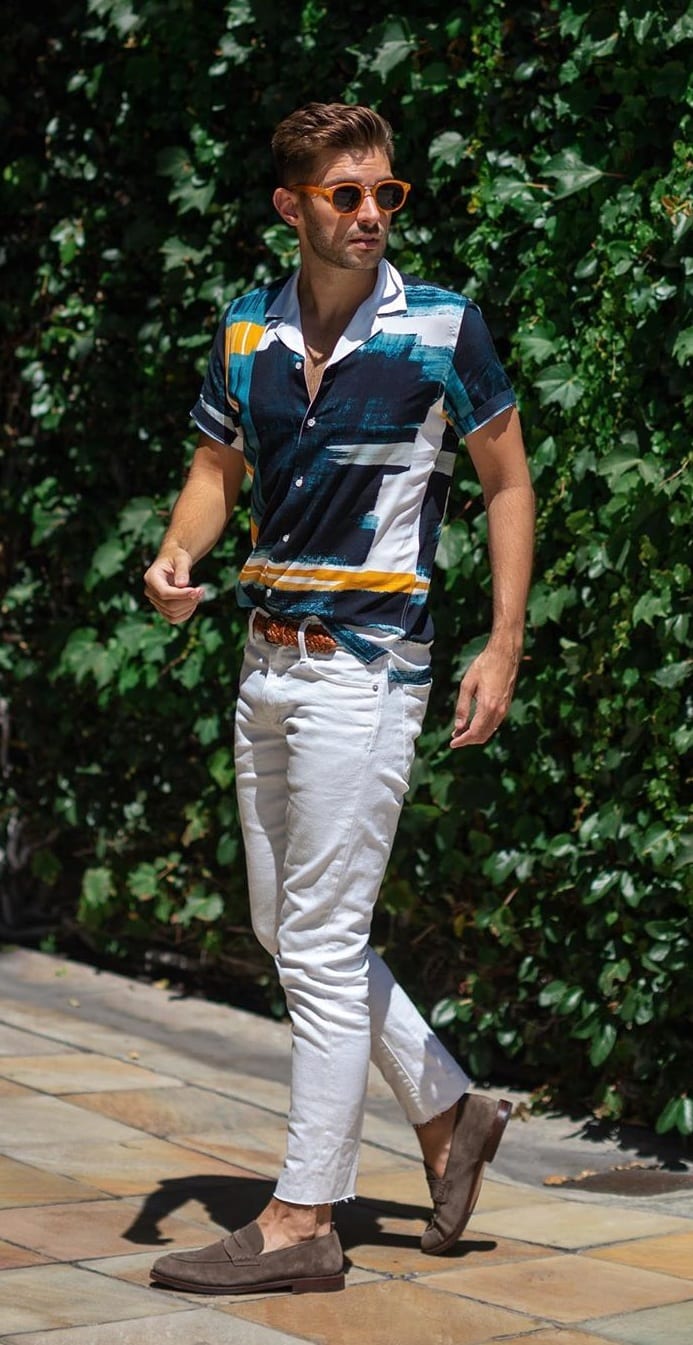Cuban outfit men hotsell