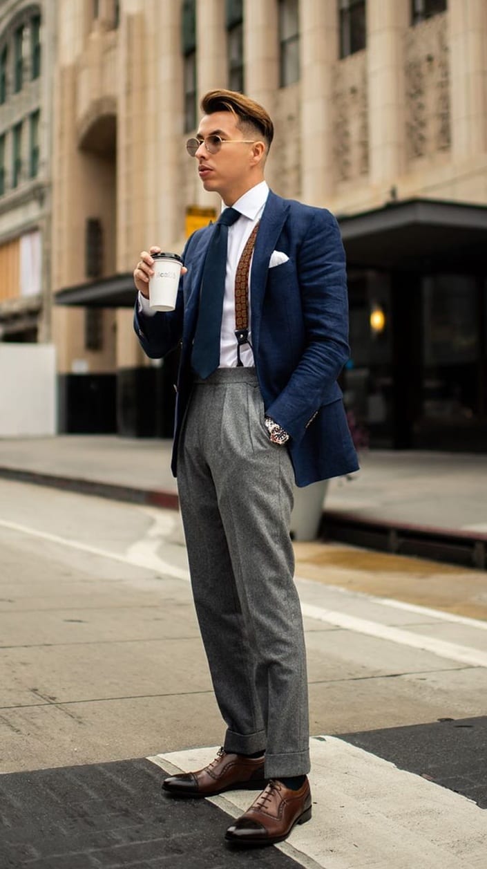 Formal Suspender Suit Outfit Ideas