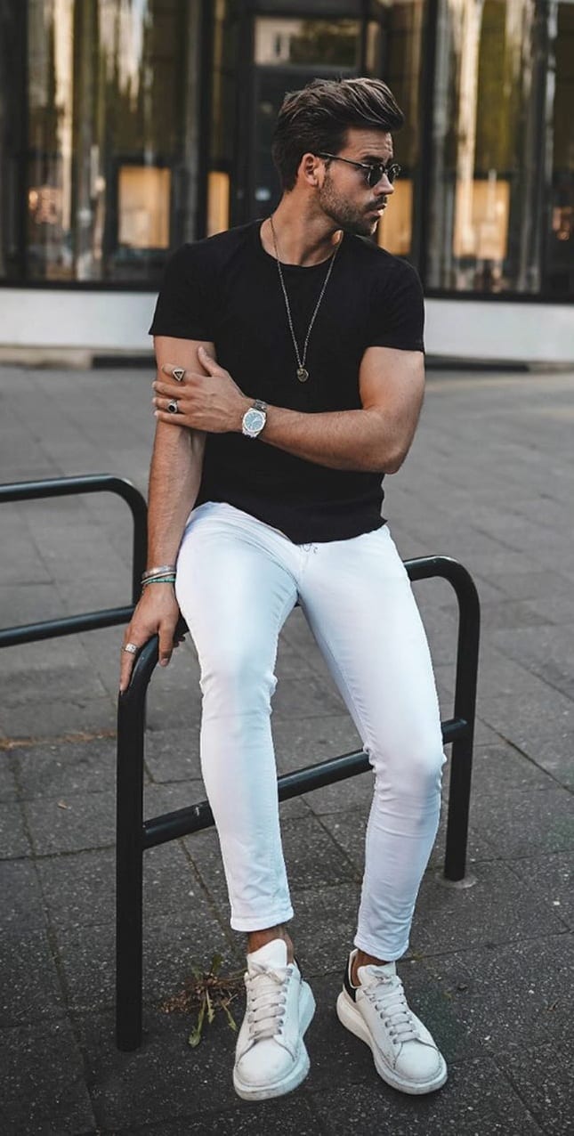 Black and White Outfit Ideas for Men