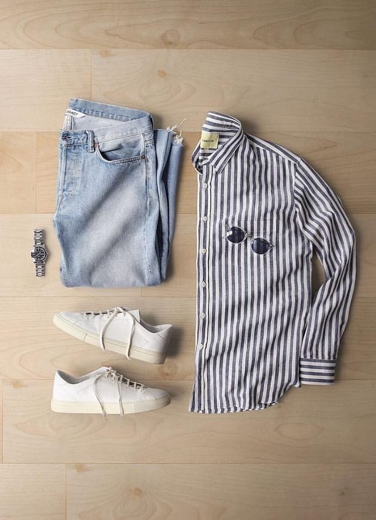 Stylish Summer Outfits Grid for Men