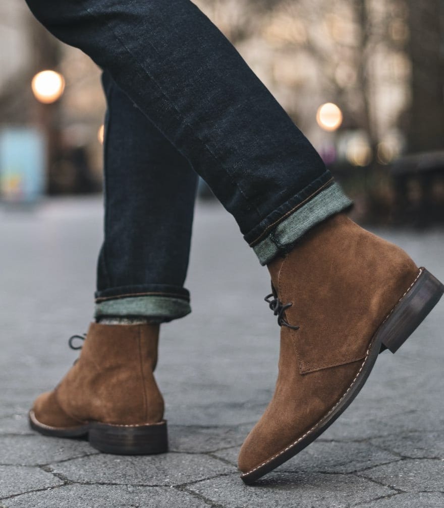 Suede Boots- Work Wardrobe Essentials for Every Man