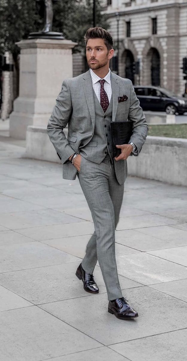 Best Grey Suit Outfit