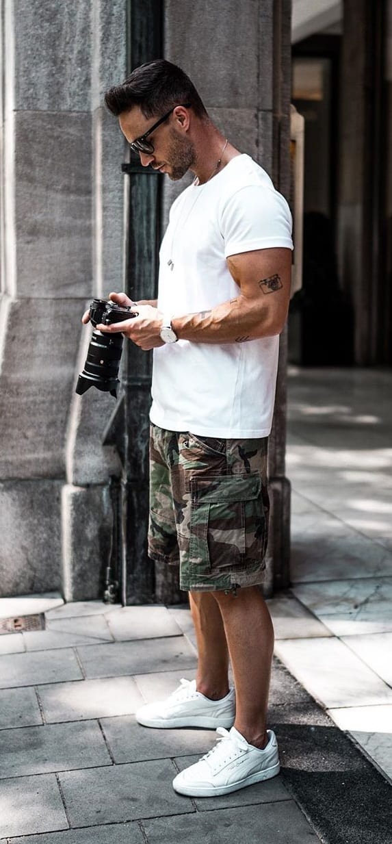 Cool Camouflage Shorts for Men
