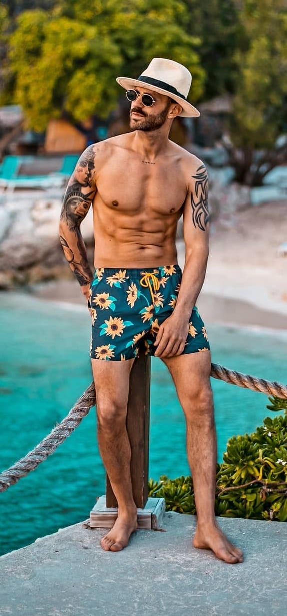 Cool Swim Shorts Outfit for Men