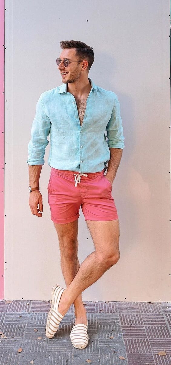 Linen Shirt And Shorts Outfit to Rock this Summer Season