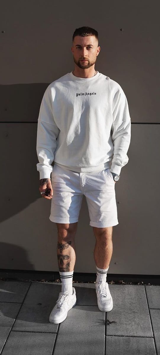 Mens All White Outfit Ideas