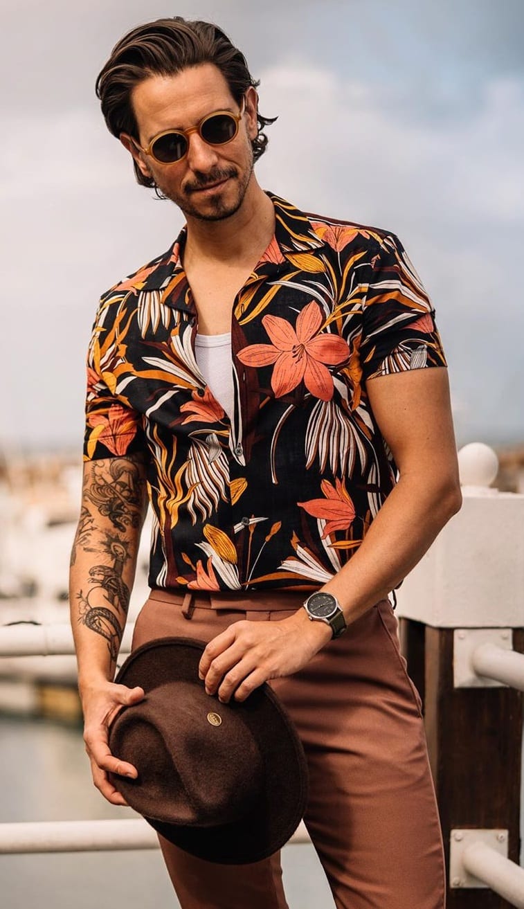 Printed Shirt Outfits for Men