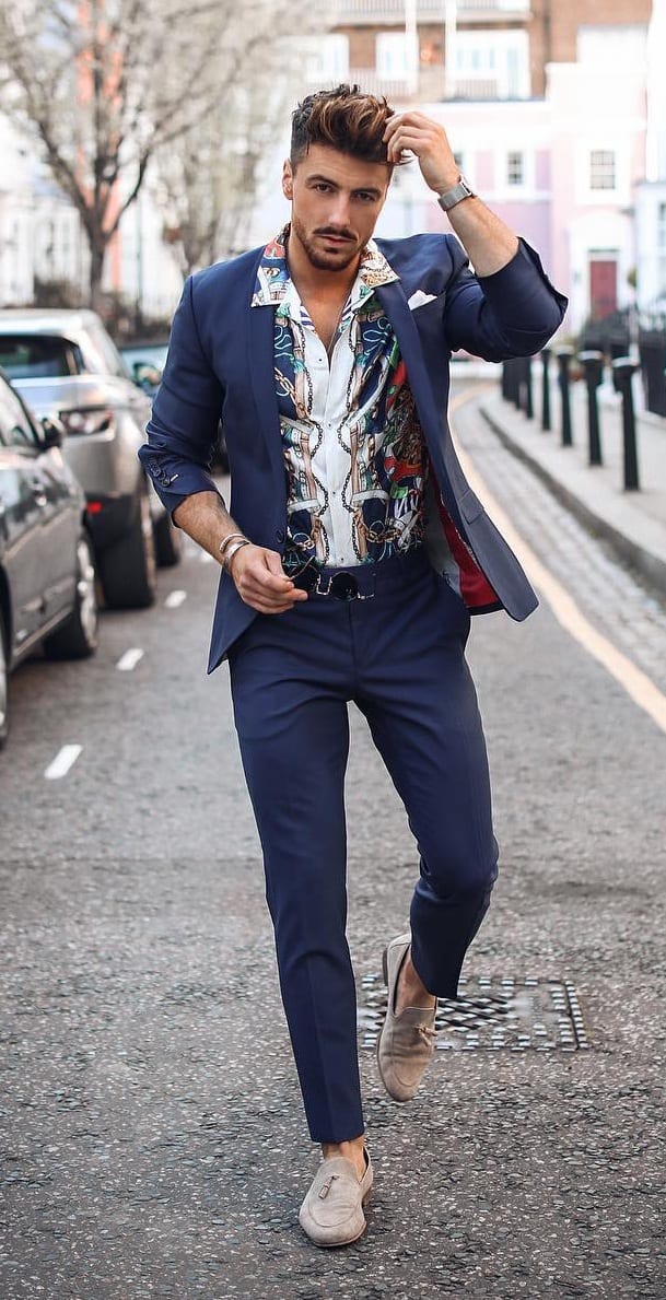 Casual Shirt And Blazer - Summer Outfit Combinations for Men