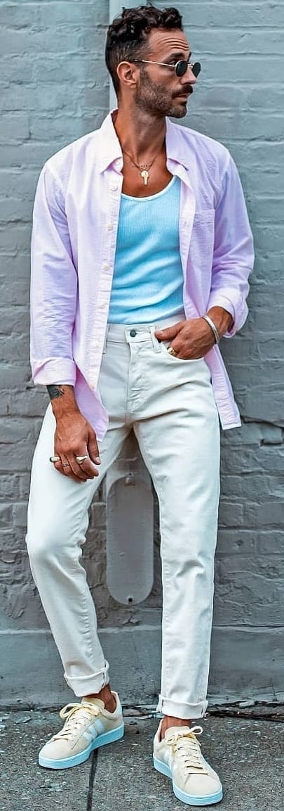Cool Summer Outfit Look for Men