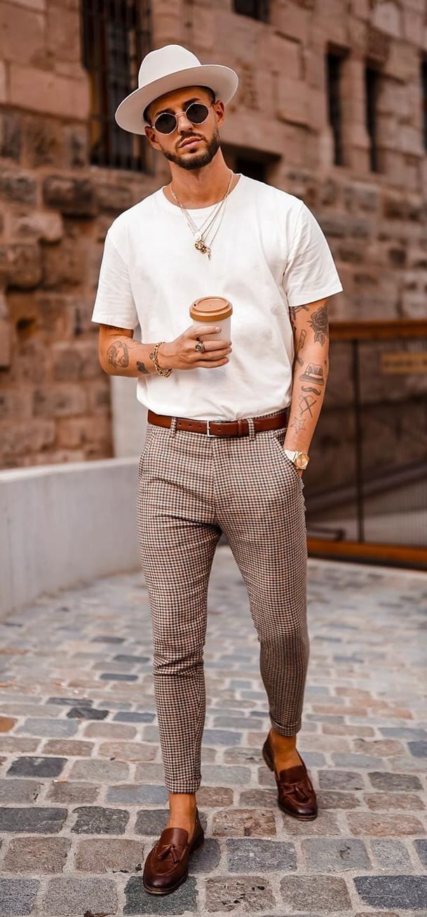 Tucked Tee- trousers-summer-outfit-inspiration