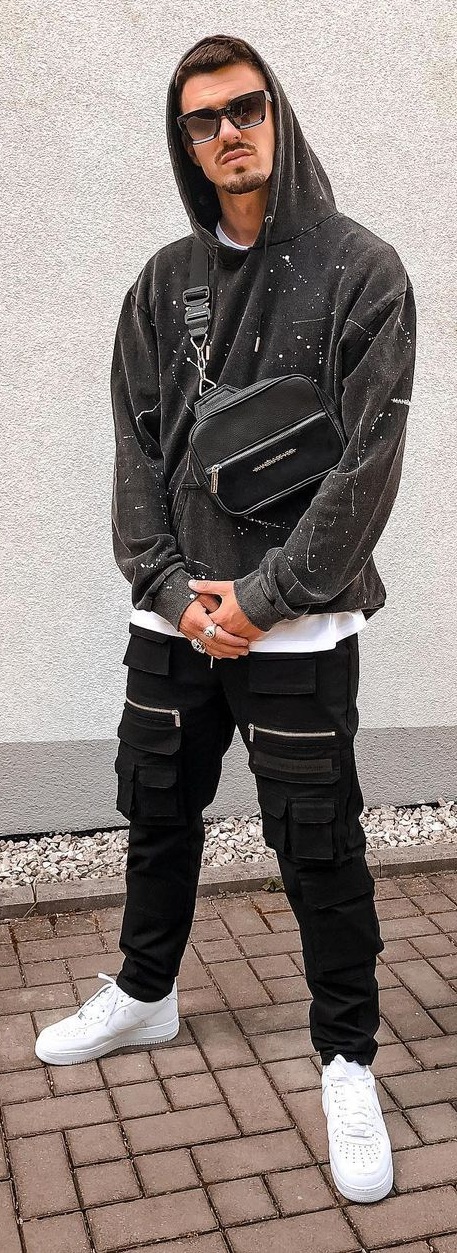 Hoodie Outfit Ideas for Men