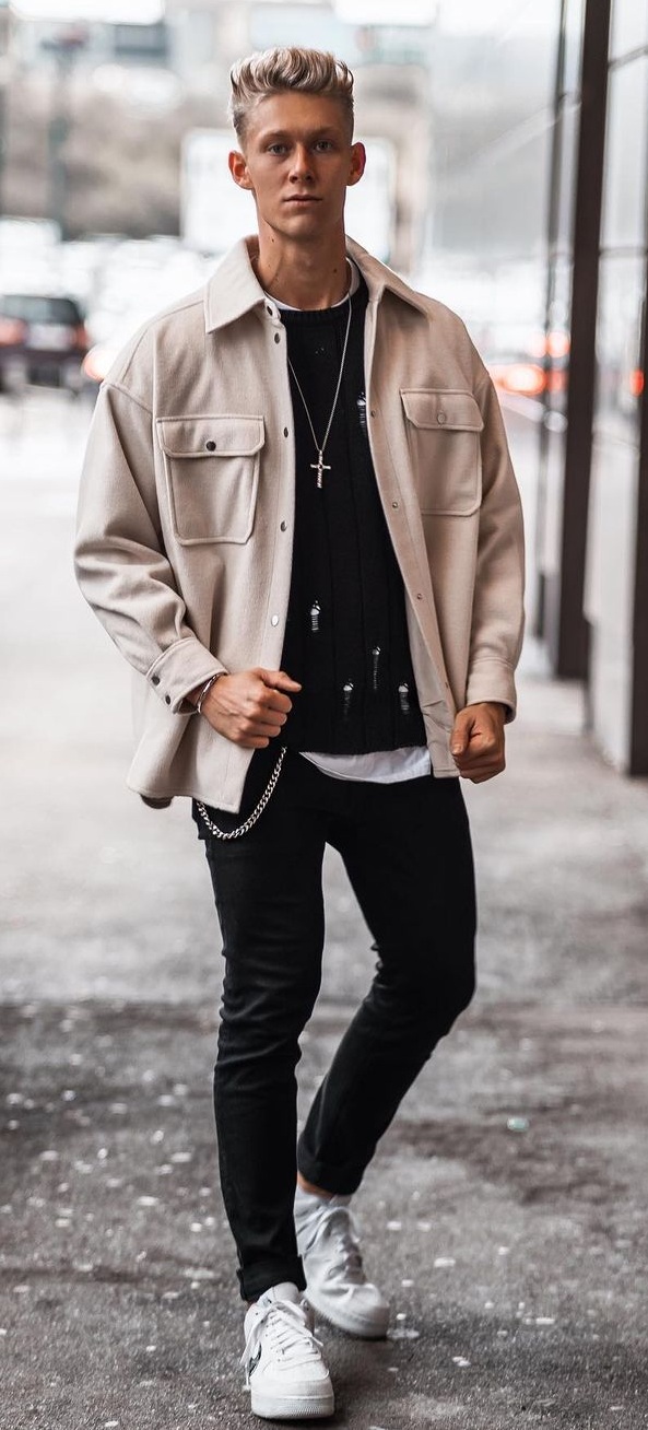 Jacket style shirt outlet
