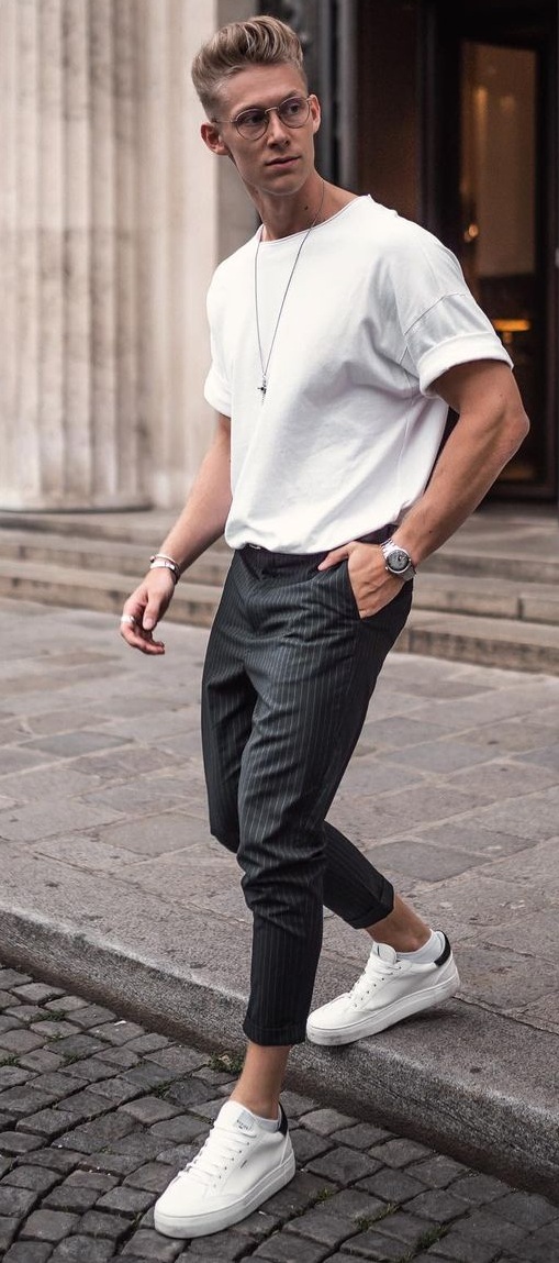 Ankle pants outfit ideas mens store